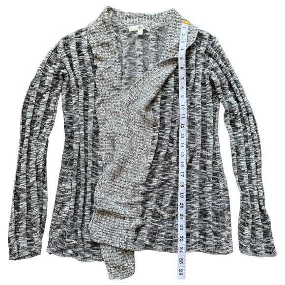 Say What? Cardigan Sweater Womens M Gray Knit Open Front Long Sleeve Medium Top - Picture 7 of 7